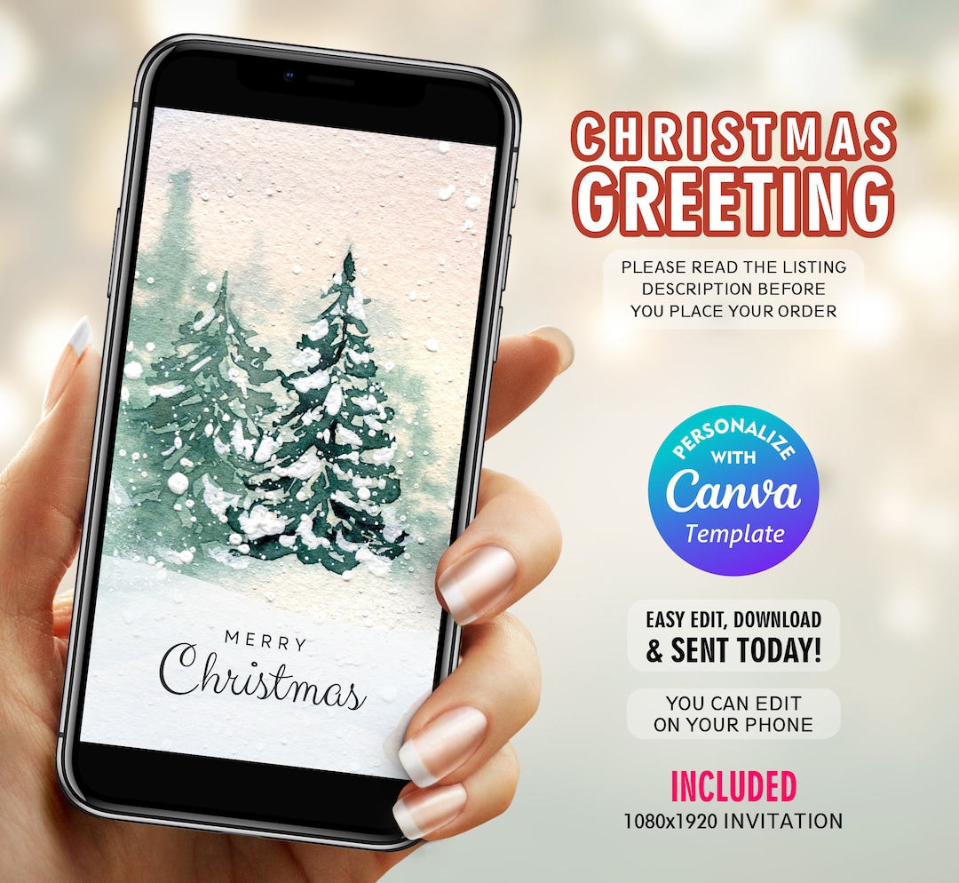 Electronic Merry Christmas Card, Company Christmas Card, Business Christmas Card Company