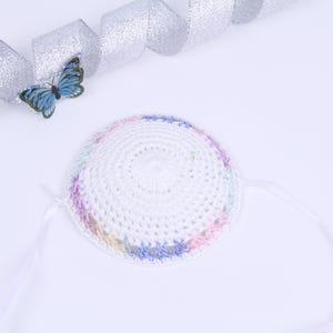 Crochet Baby Kippah - Bris Milah - Brit Milah