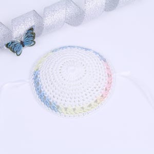 Crochet Baby Kippah - Bris Milah - Brit Milah