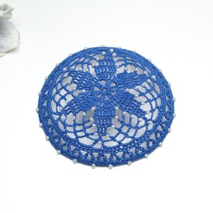 Crochet Star of David Women&#39;s Kippah • Ladies Kippah • Jewish Wedding • Bat Mitzvah