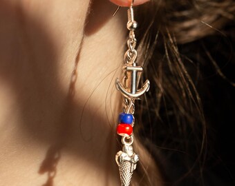 Ice cream parlor inspired Earrings