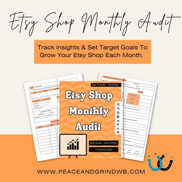 Etsy Shop Monthly Audit