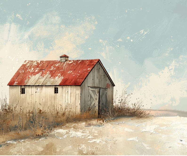 In My Rustic & Rural Neutral Farm Era Digital Backdrops, 20 Farm ...