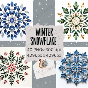In My Winter Snowflake Era Sublimation Design, Christmas Winter Png, T-Shirt Design, Sweatshirt Png, Digital Download, Junk Journal, DTF
