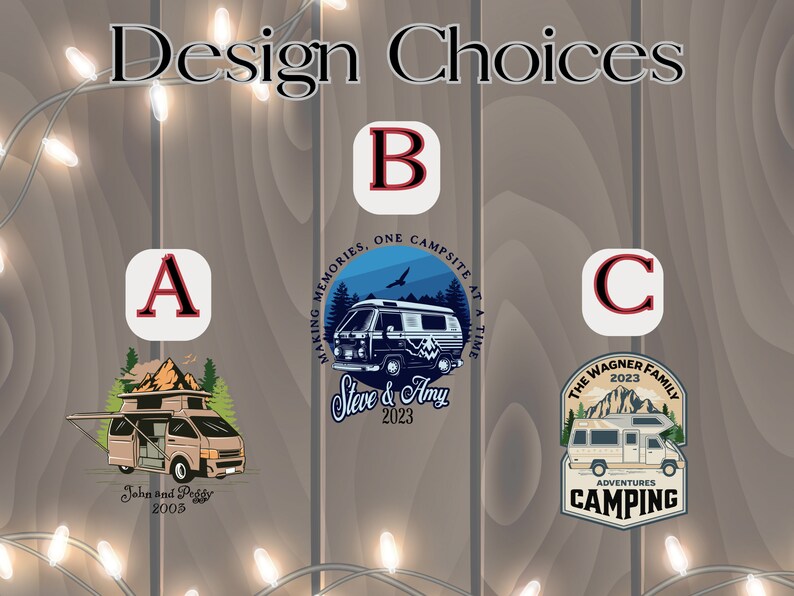 Personalized Camping Ornament 2024, Vintage Christmas, Camping Van