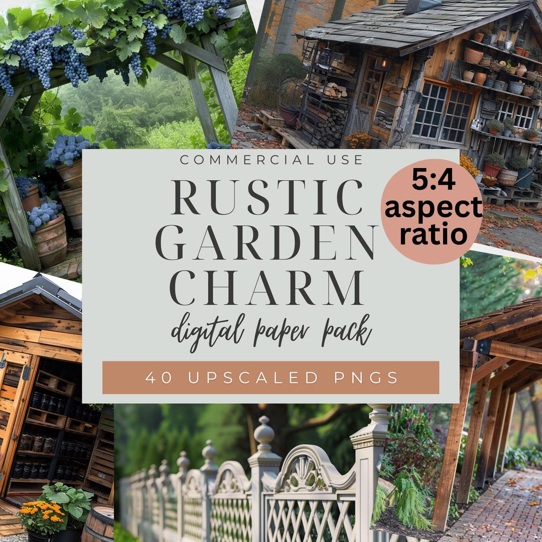 Rustic Nature Printables Vintage Nature Backgrounds Junk Journals ...