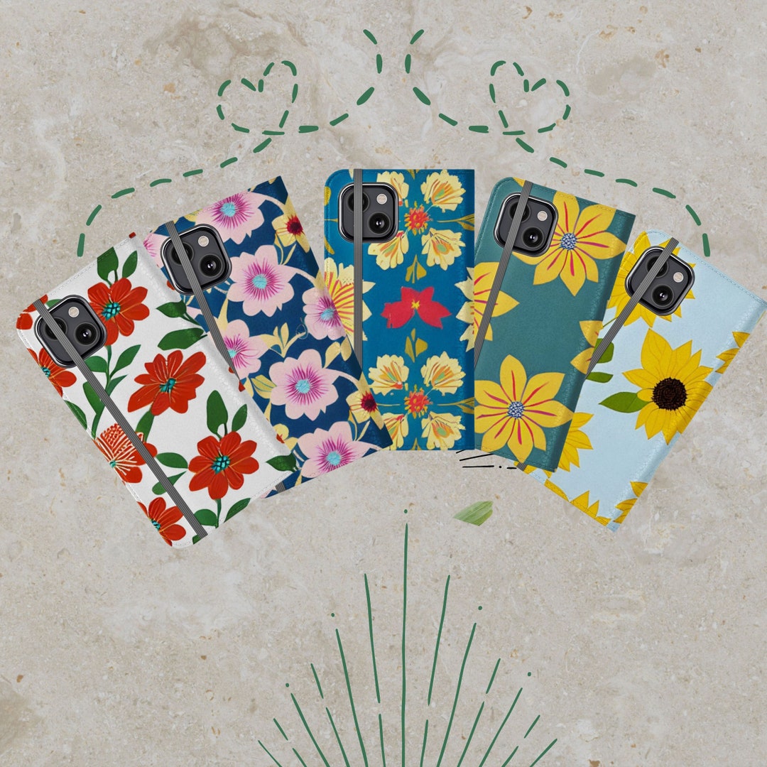 40 Wallet Flip Phone Case With Card Holder for iPhone 13 12 11, 10