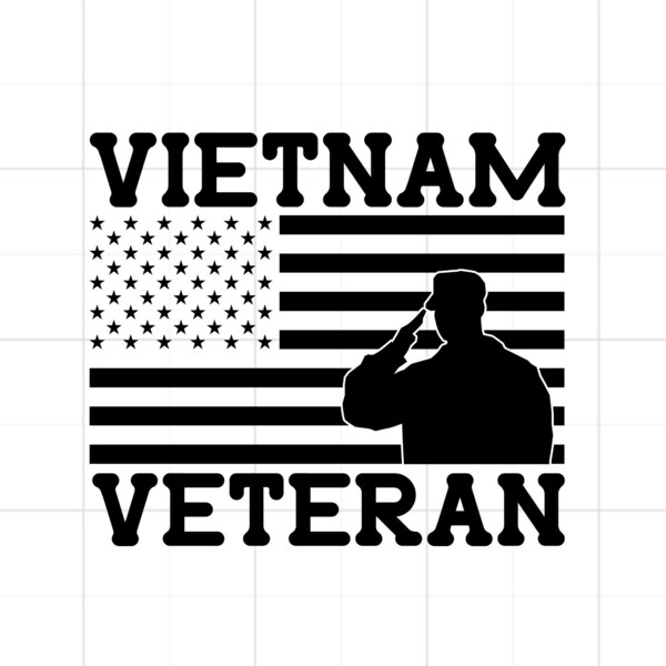 Vietnam Veteran Salute svg, png, jpg | Veterans Day svg