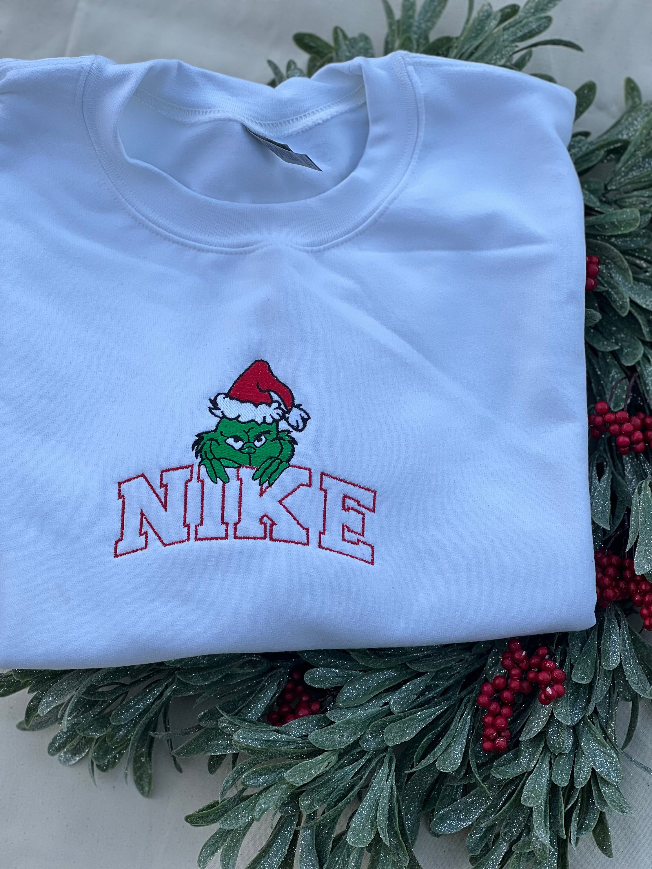 Christmas Sweatshirt Nike - Etsy