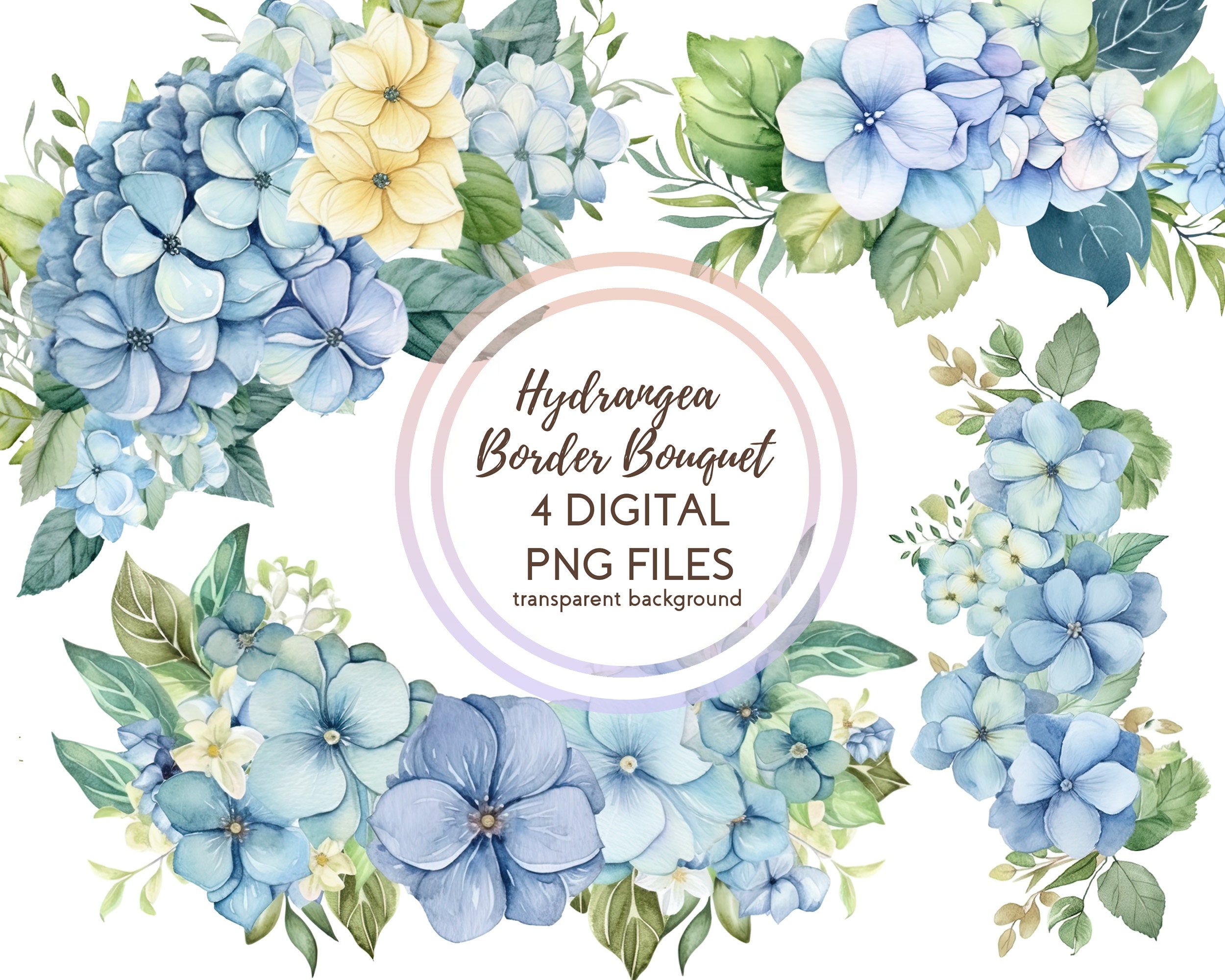 Hydrangea Clipart Borders