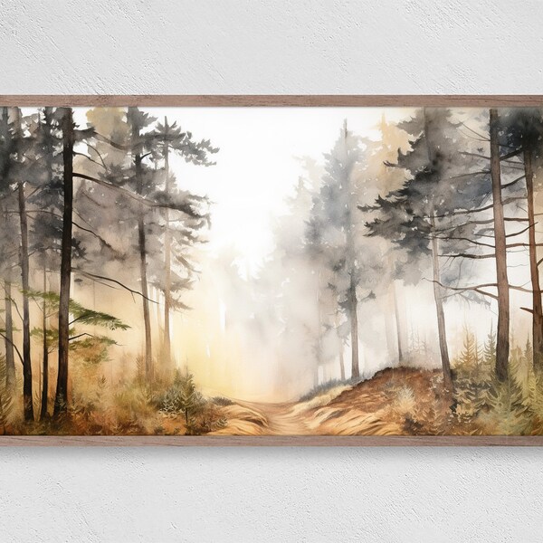 Foggy Forest - Etsy