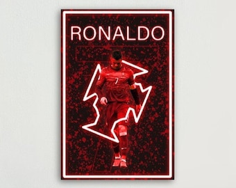 Plakat Cristiano Ronaldo Fútbol/Piłkarz - Premium Matte Paper Poster | 16x24