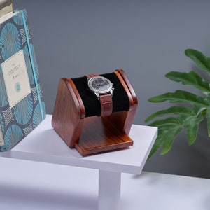 Watch Stand for big watch, wooden watch display for men, wood watch holder, watch storage