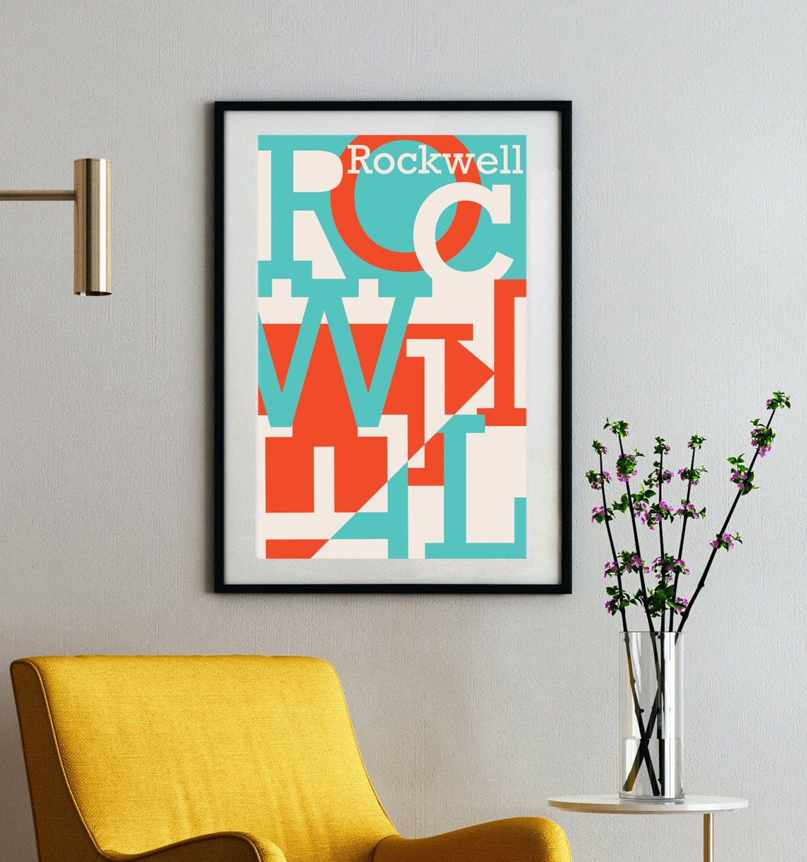 Modern Typographic Poster - Etsy