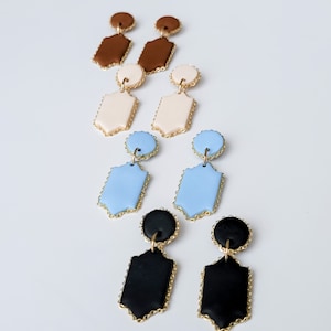 Lady Whistledown | Polymer Clay Bridgerton Inspired Earrings