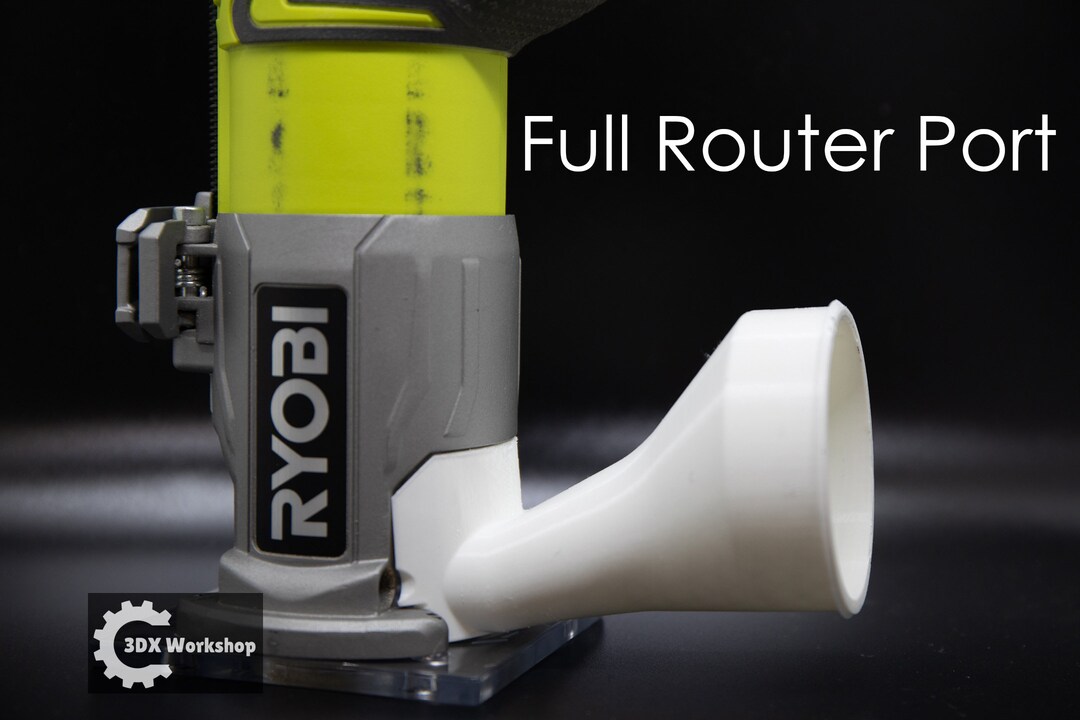 Ryobi P601 Ridgid R860443 R2401 Trim Router Dust Port 2 1 2 1 1 4 Shop Vac Connector Etsy New Zealand