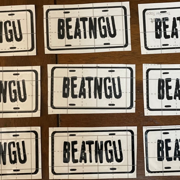 BEATNGU Jeepers Creepers License Plate