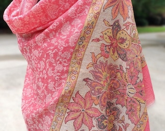 Pashmina Wool Shawl: Lightweight Kashmiri Wrap