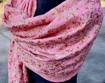 Kashmiri Embroidery Pashmina Shawl: Handcrafted Wool Wrap