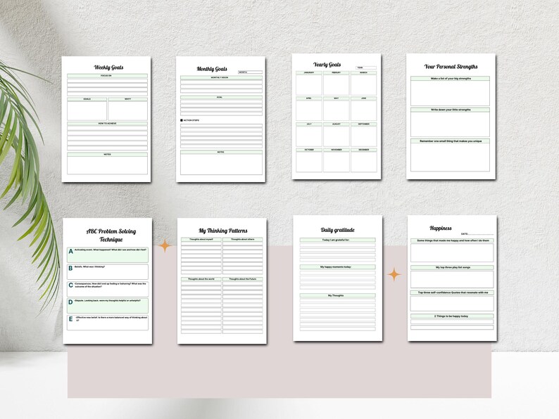 Self Confidence Journal | Printable and Editable Canva Template | Daily ...
