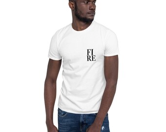 FUEGO - Camiseta unisex de manga corta