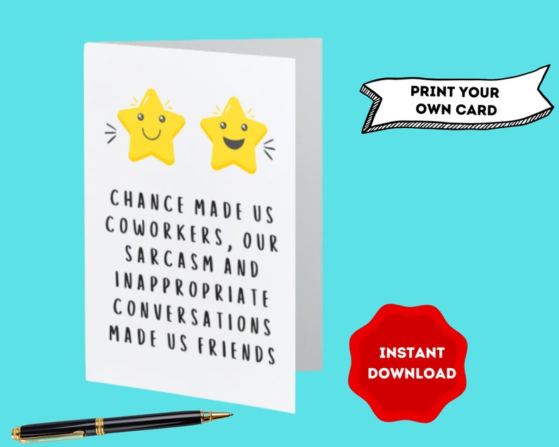 Coworker Leaving Card PRINTABLE - Il 794xN.5243260230 2ehw