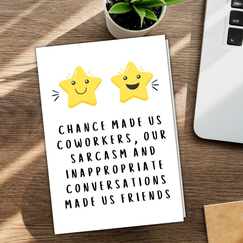 Coworker Leaving Card, PRINTABLE Coworker Farewell Card, Coworker ...