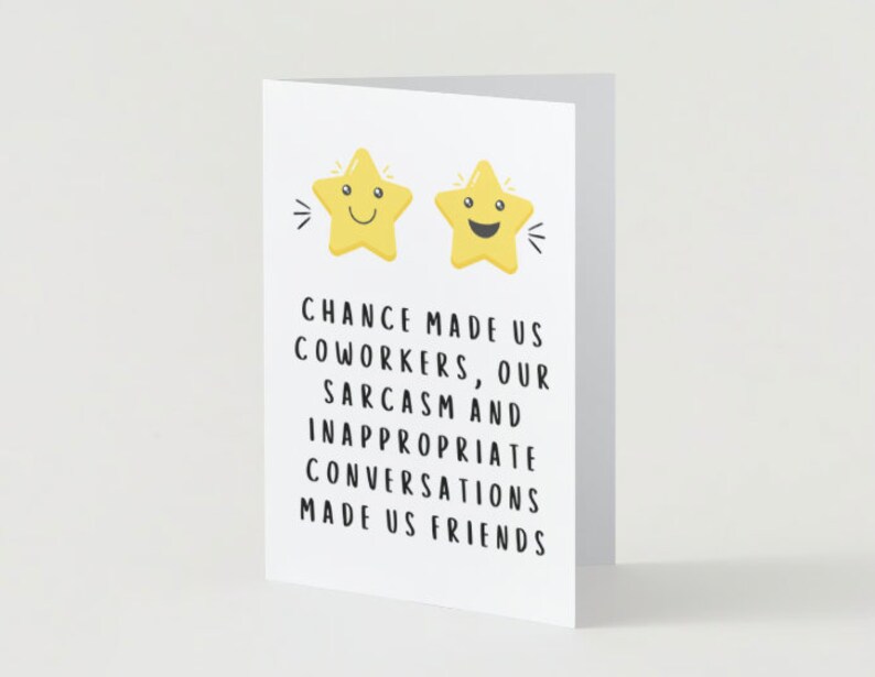 Coworker Leaving Card, PRINTABLE Coworker Farewell Card, Coworker ...