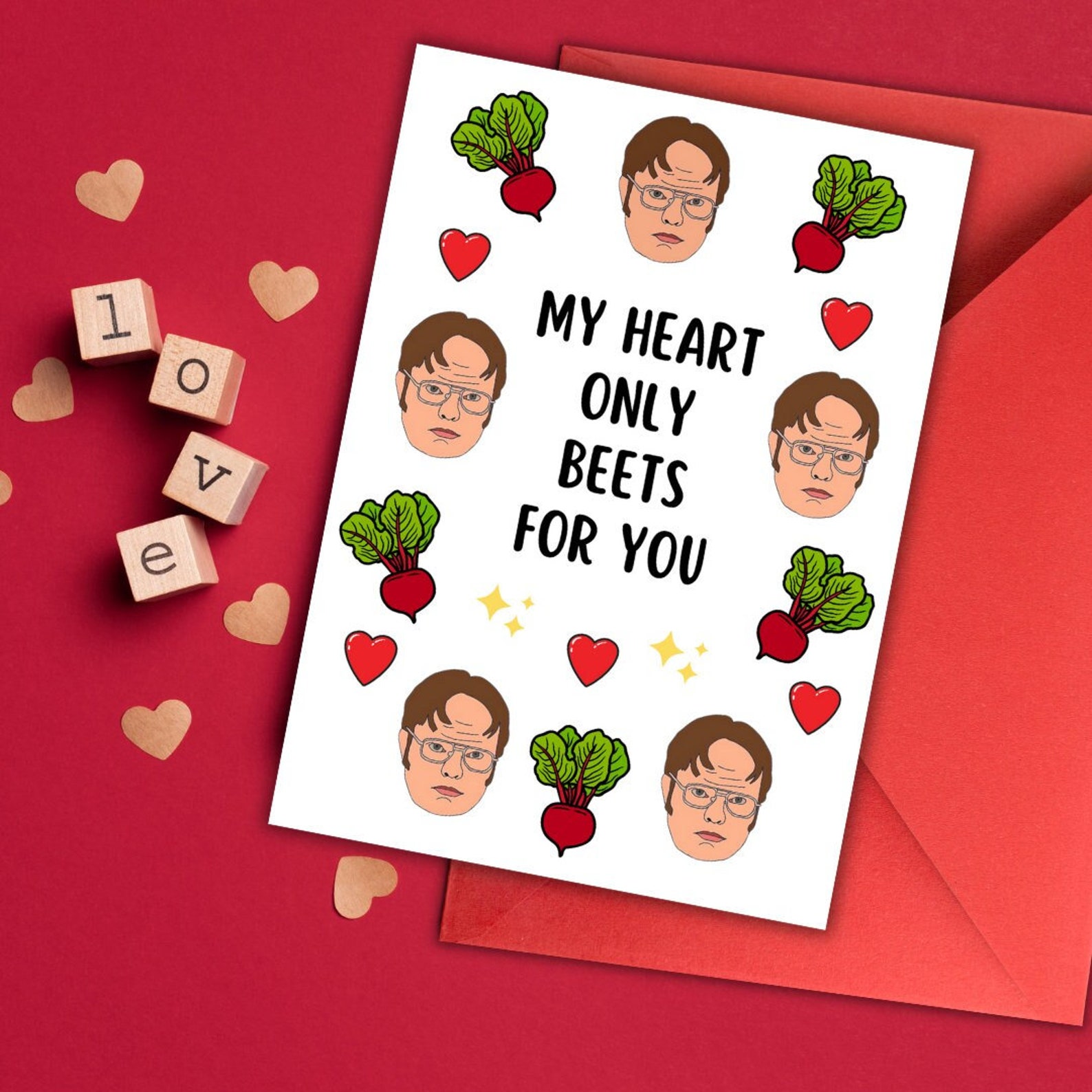 The Office Valentines Day Card, Valentines Card for Adults, Funny