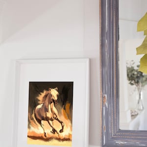 Running horse art, Horses art painting, art of horses, horse art print, canvas home decor, framed art decor, Horse canvas print