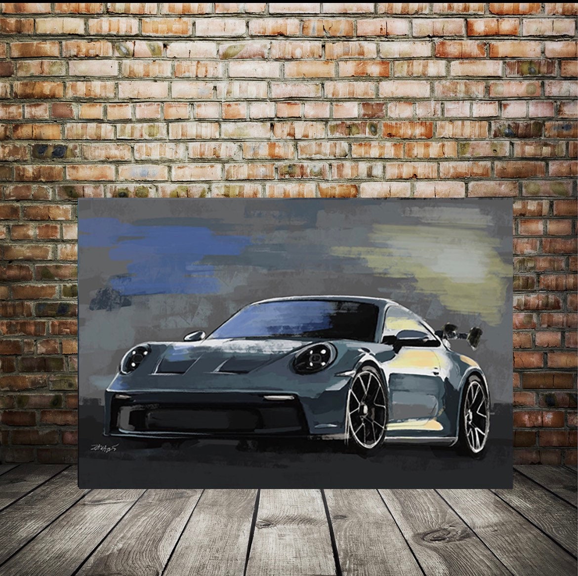 Porsche 911 GT3 RS ポルシェ キャンバスアート 絵画 Porsche 911 GT3