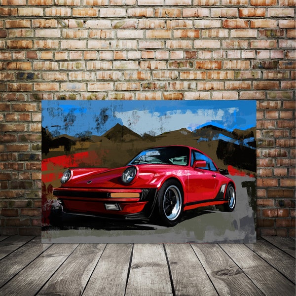 Porsche Wall Art Etsy