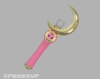 Varita de transformación: accesorio de cosplay, impresión 3D STL (descarga digital)