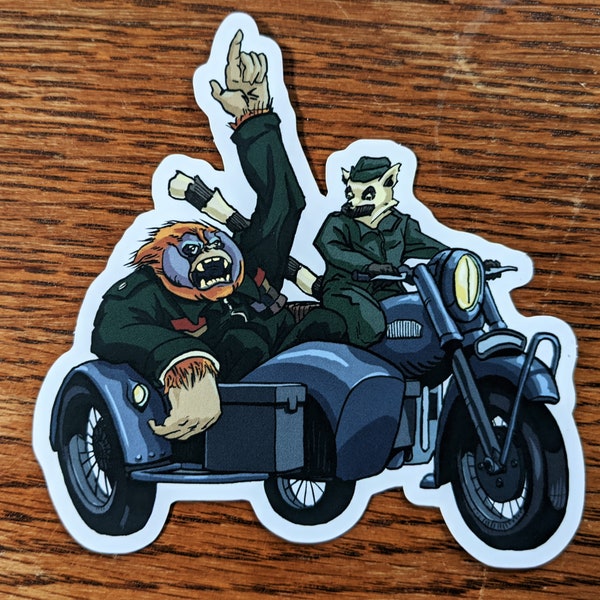 Sidecar Sapiens Sticker