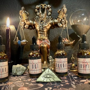 Egyptian God Oils - Anubis - Set/Seth - Osiris - Horus