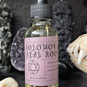 Solomon&#39;s Seal Root Oil - King Solomon Oil (With Shaved Root)