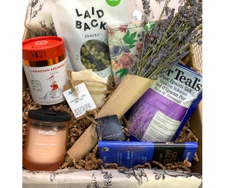 Relax with Lavender-Gifts Basket