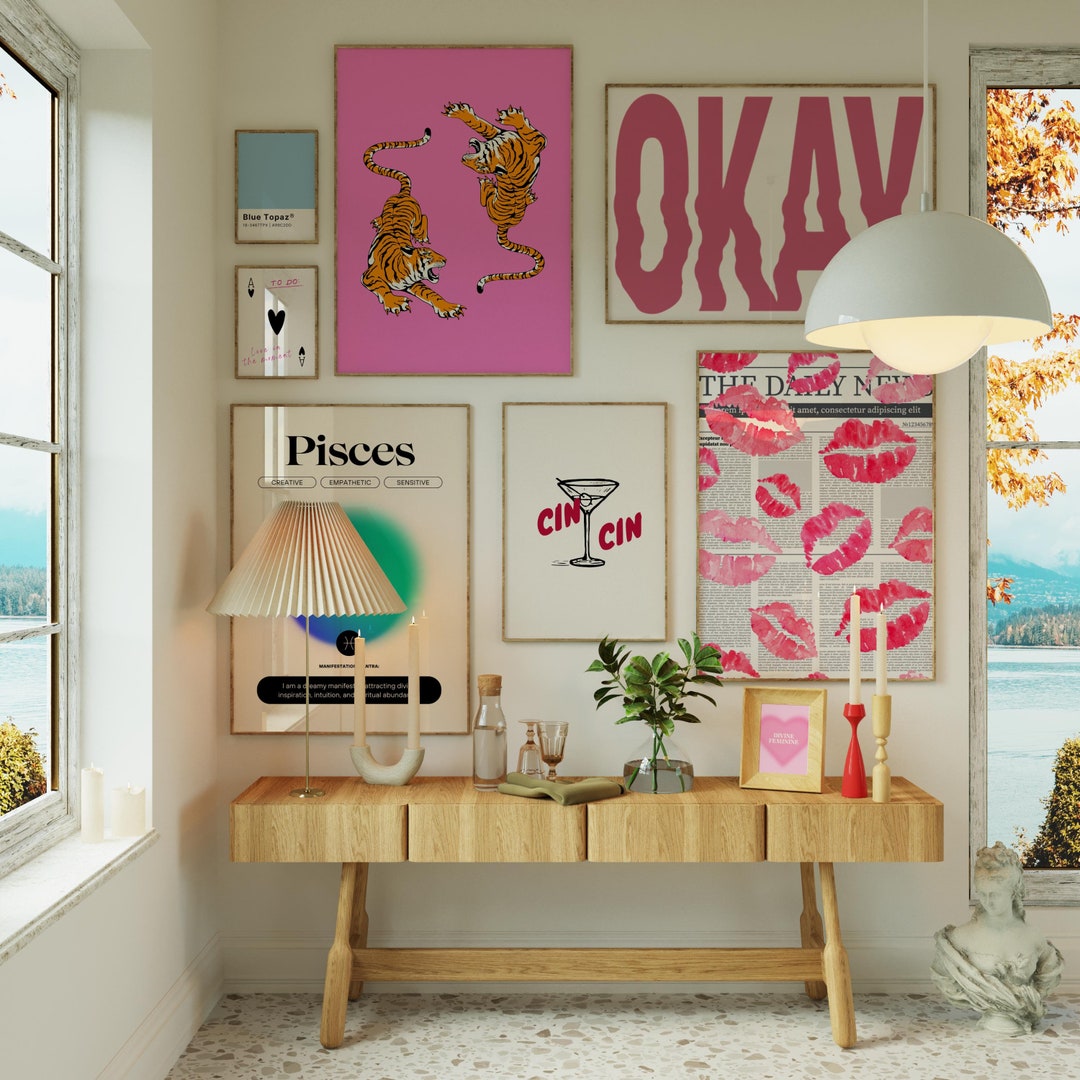Eclectic Gallery Wall Art Set: 370 Trendy Prints (digital Download) - Etsy