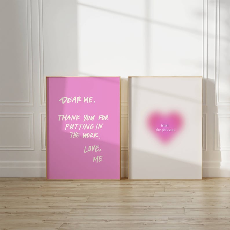 INSPIRATIONAL SELF LOVE Poster That Girl Wall Art Wall Decor Etsy