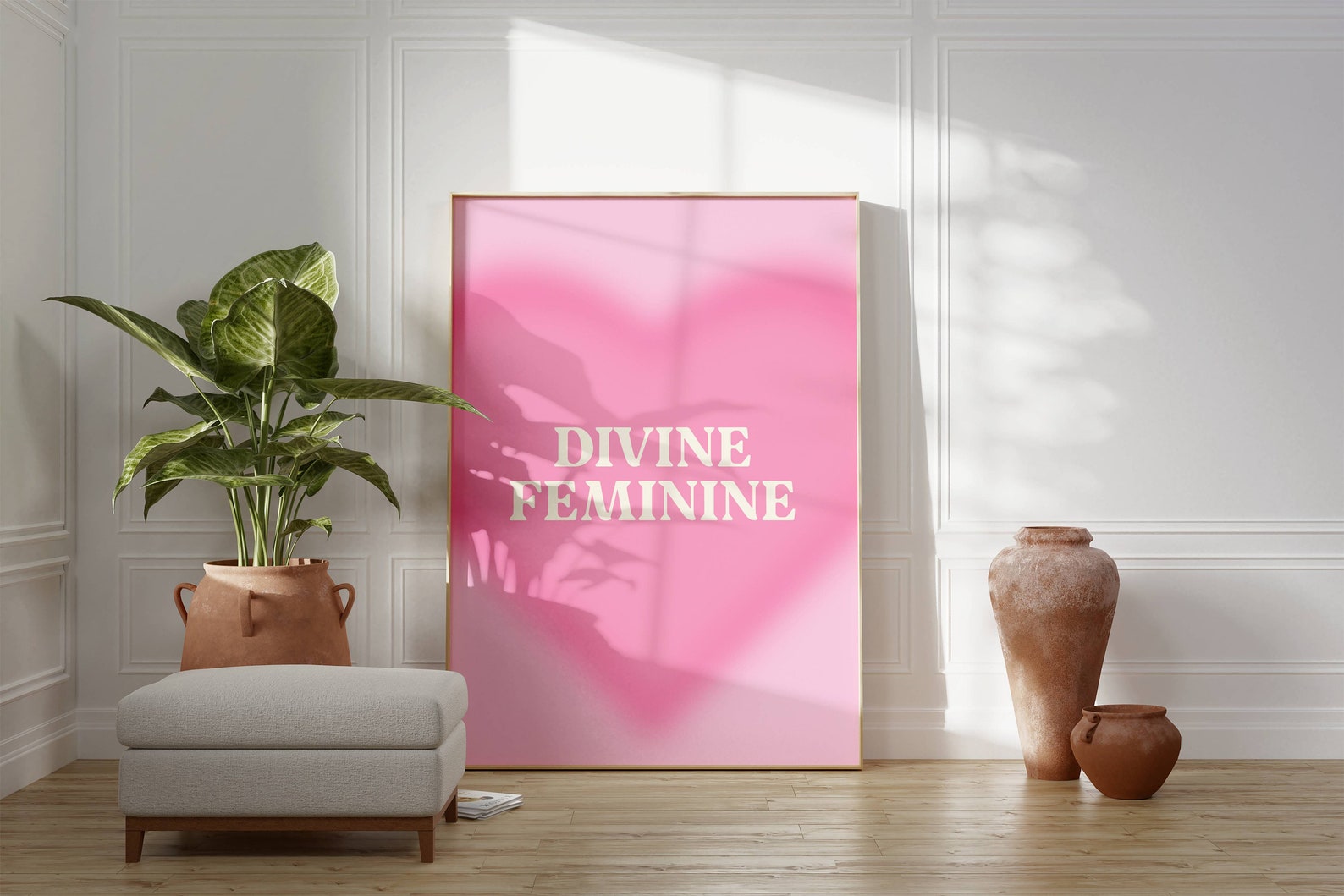 DIVINE FEMININE WALL Art Divine Feminine Poster Love Wall Decor for Bedroom & Dorm girly Wall