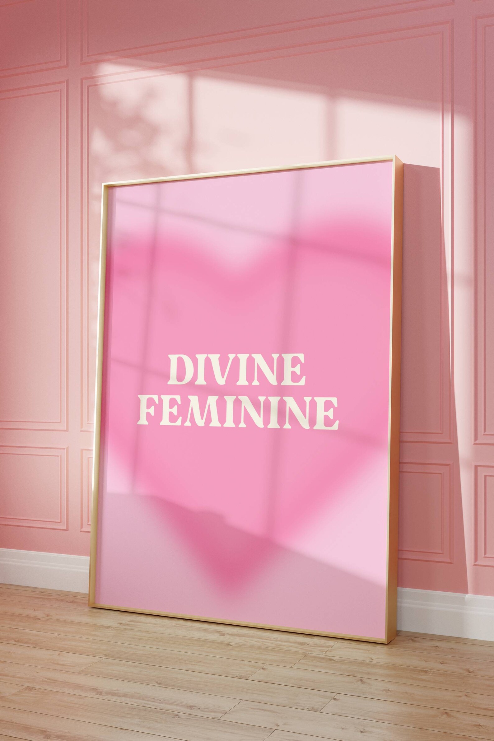 DIVINE FEMININE WALL Art Divine Feminine Poster Love Wall Decor for