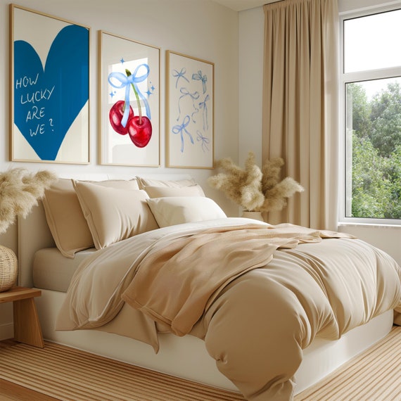 1 pezzo Quadro su tela senza cornice con dipinto di fiori vintage per il soggiorno, stampa di paesaggio naturale con fiori di campo marghere per la camera da letto, fattoria, ufficio, decorazione