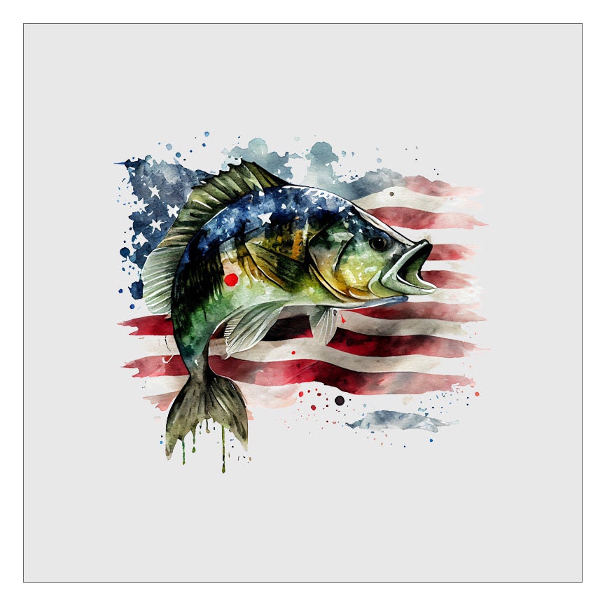 American Flag Bass 