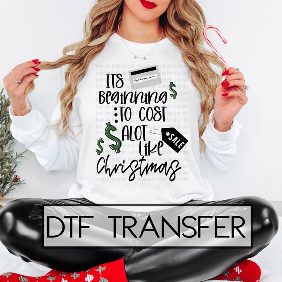 Funny Christmas DTF Transfer  Ready to press DTF Transfers in Seconds