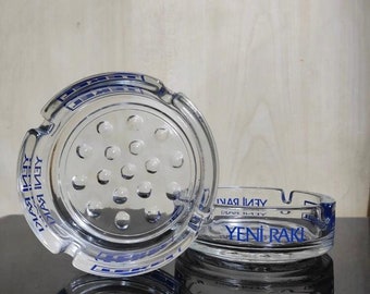 Yeni Raki Blue Ashtray 2 pieces