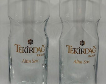 Tekirdag Raki Gold Series Theme Glass 6 pieces
