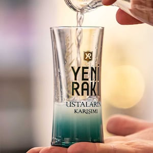 New Raki Mix of Masters Theme Raki Glass 6 pieces