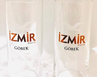 Izmir Göbek Raki Theme Glass 6 pieces