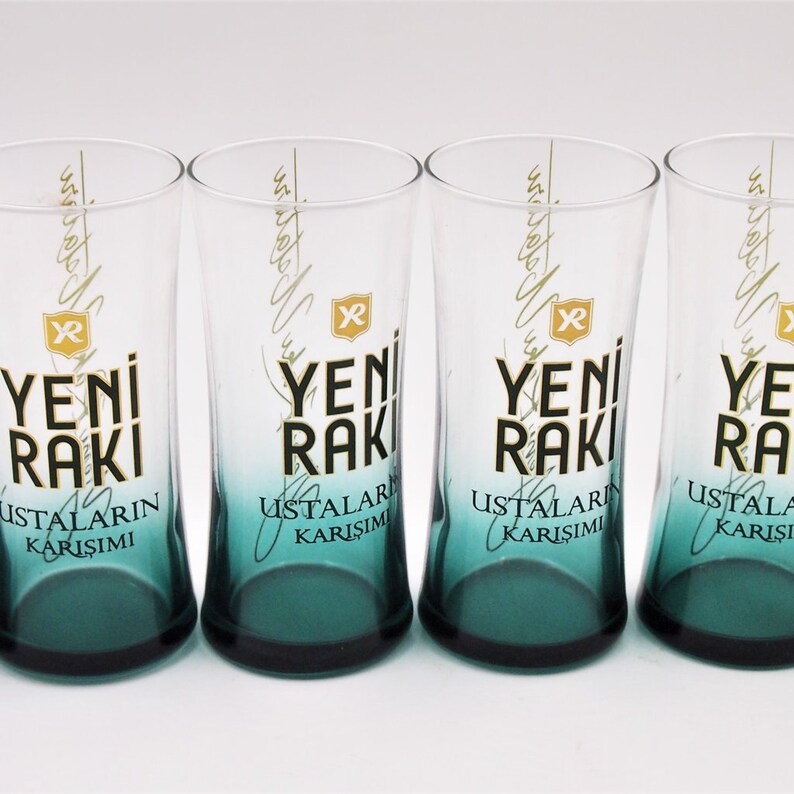 New Raki Mix of Masters Theme Raki Glass 6 Pieces free Shipping Etsy Australia