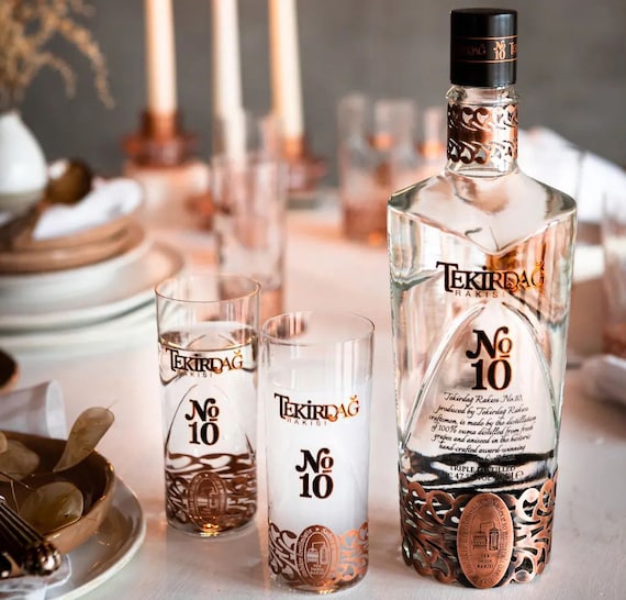 Tekirdag Raki No.10 Theme Glass 2 Pieces - Etsy